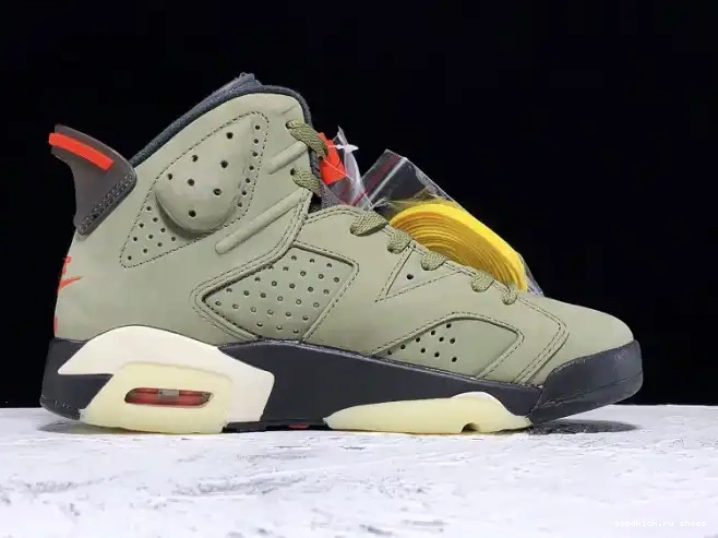 Rep Scott Travis Air Jordan Medium CN1084-200 6 Olive x 0428